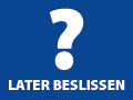 Later beslissen